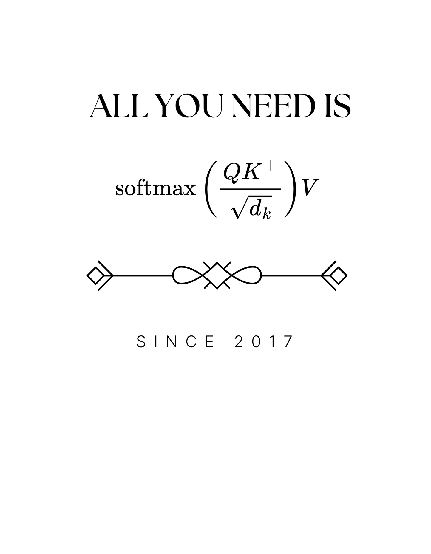 All You Need Is Attention – Attention Equation Hoodie