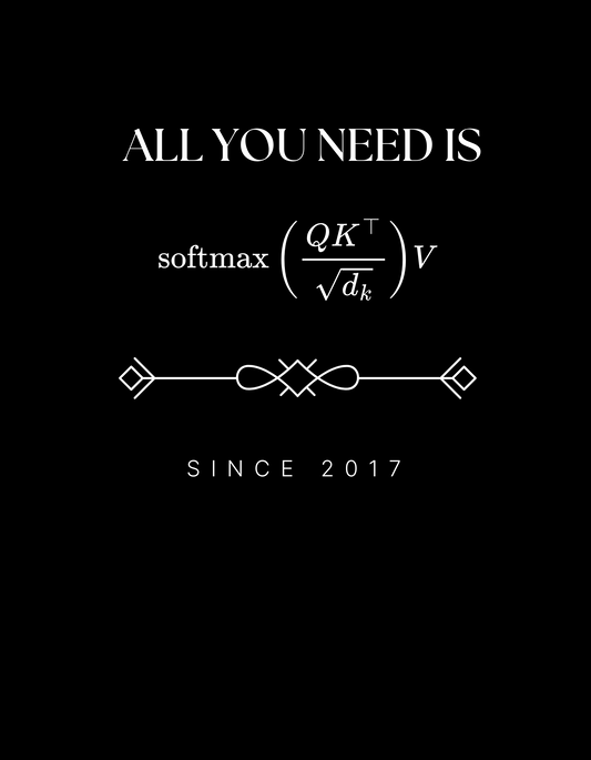 All You Need Is Attention – Attention Equation Hoodie
