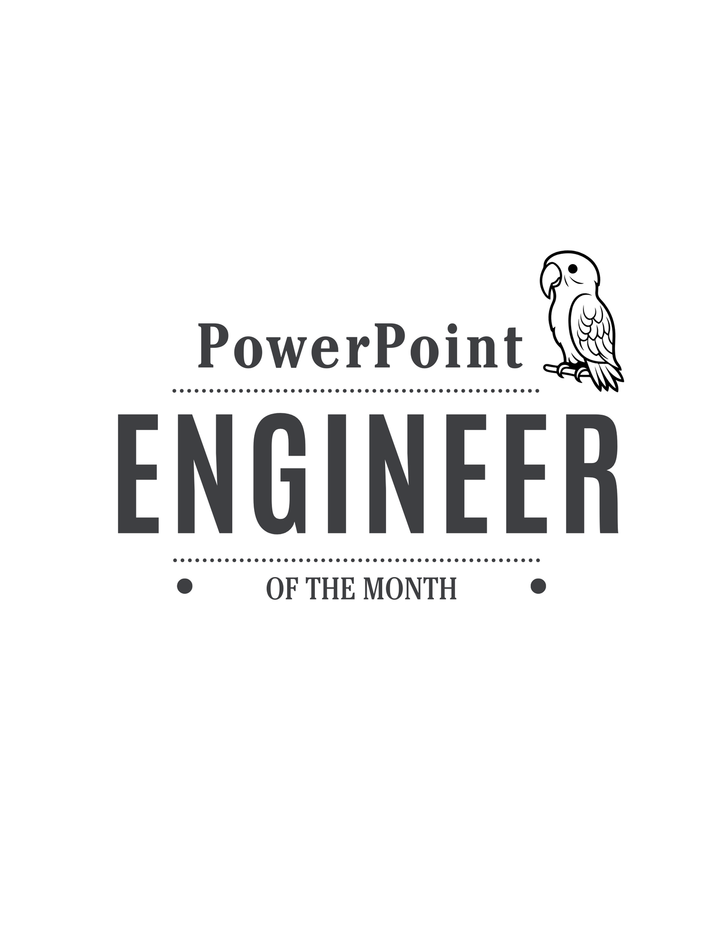 PowerPoint Engineer of The Month Tee